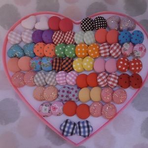 36 pairs of brand new earring studs